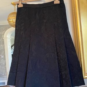 Dolce & Gabanna high end black jacquard woven skirt.